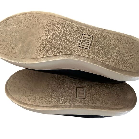 Frye Lena Zip Low Sneaker - Women's Size 7.5 Black - Picture 4 of 7